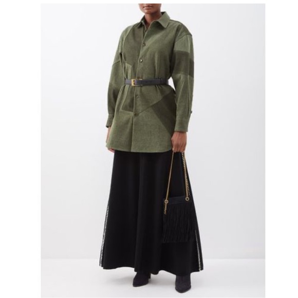 NWT ETRO Vanessa Patchwork Denim Button Up Shirt - Picture 1 of 15